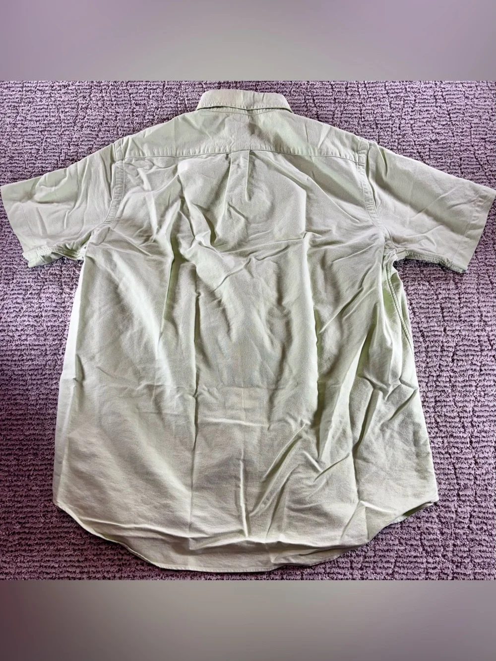 Polo Ralph Lauren Men’s Large Green Short Sleeve Button Down Shirt